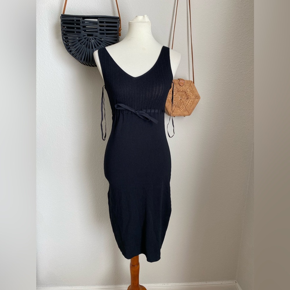 Vintage Ann Taylor Sleeveless Knit Dress, Size XS